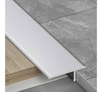 Floor Transition Strip for Seamless Wood to Tile Flooring, Durable Threshold Bar for Laminate and Vinyl Planks, Easy Installation Edge Trim