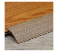 Floor Transition Strip For Vinyl Interior, Wood Grain Design Threshold Ramps, For Carpet To Tile/Uneven Floors/Laminate Edge Trim(Grey)