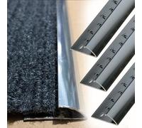 Floor Transition Strip, Metal Seam Cover with Screws for Carpet to Tile, Easy Installation for Home Kitchen