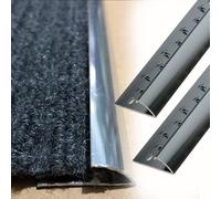 Floor Transition Strip, Metal Seam Cover with Screws for Carpet to Tile, Easy Installation for Home Kitchen