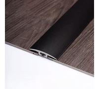 Floor Transition Strip Self Adhesive, 36 39 " T Molding Wide 1.6 Inch Carpet to Tile Metal Edge Trim with Wood Grain Surface, Doorway Thresholds Reducer for Flat Lam,D 6pc-W 40mm - L 92cm/36in