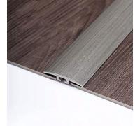 Floor Transition Strip Self Adhesive, 36 39 " T Molding Wide 1.6 Inch Carpet to Tile Metal Edge Trim with Wood Grain Surface, Doorway Thresholds Reducer for Flat Lam,B 6pc-W 40mm - L 92cm/36in