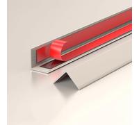 Floor transition strip, self-adhesive carpet floor transition edge strip, aluminum alloy threshold transition strip, suitable for threshold, floor gap, 1m long(A,20 * 20MM)