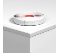 Floor Transition Strip Self-adhesive Edge Trim Gap Threshold Inside Corner Trim Edge Finishing Strip PVC Corner Guard(B,W-15MM)