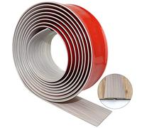 Floor Transition Strip Self Adhesive PVC Floor Cover Strips Transition Profile for Laminate Flooring Edge Trim Joining Strip (3m×5cm, Grey Wood Grain)