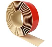 Floor Transition Strip Self Adhesive PVC Floor Cover Strips Transition Profile for Laminate Flooring Edge Trim Joining Strip (3m×4cm, Beige Wood Grain)