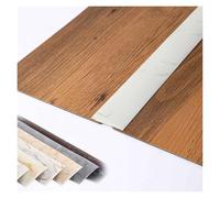 Floor Transition Strip Threshold Strip Self Adhesive PVC Edging Trim Strip, Easy to Install, Marble Pattern Design, for Entry Door Tile, Bridging Floor Gaps Suitable(White,W4cm*L100cm)
