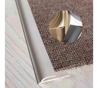 Floor Transition Strip Vinyl Carpet Edge Trim Strip，Connection Carpets & Floor Transition Strips, Interior Carpet Edge Seam Cover, Temporary Flooring Over Carpet(White,300cm(10ft))