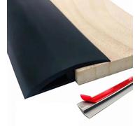 Floor Transition Strip Vinyl Self Adhesive Floor Transition Strip, Rug Edging Strips，Rubber Doorways Threshold Ramp Reducer