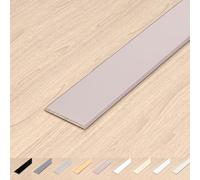 Floor Transition Strips, 10-35 mm Floor Divider Strip 3Pcs, Aluminium Alloy Vinyl Flooring Gap Trim for Joining Laminate Planks Tiles Floor Gaps(Purple Gold,20 mmx0.9 m)