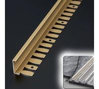 Floor Transition Strips Door Strip, Bendable Floor Divider Strip Aluminum Floor Transition Strip Metal Wood To Tile Edge Trim Strip Threshold 0.1"-0.6" Floor Strip, Floor Edging Trim Strip(Gold,15mm/1