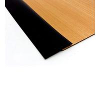 Floor Transition Strips, Floor Carpet Transition Strip PVC Lining for Peel and Door Stick Threshold 3ft/6.5ft/10ft/13ft in Length(Black,300cm/10ft)
