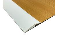 Floor Transition Strips, Floor Carpet Transition Strip PVC Lining for Peel and Door Stick Threshold 3ft/6.5ft/10ft/13ft in Length(White,300cm/10ft)