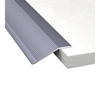 Floor transition strips,threshold moldings,waterproof and scratch-resistant,suitable for wooden floors/ceramic floors,taking into account large and small drop(Grey,7cm)