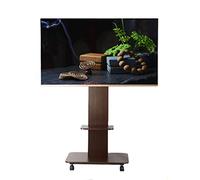 Floor TV Stand For TV 32-65 "Flat/Curved Screen, Conferencing Trolley Stand For Bedroom Living Room