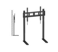 Floor Tvs Stand For 40-85 Inch Tvs, With Rubber Foot Pad Floor Tv Stand, Height Adjustable Wire Management Lcd Mount, Base Fits Snugly Against The Wall,0.7m