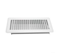 Floor Vent Cover Made From Steel For Reliable Support Fits Standard Duct Openings HVAC Air Grille For Effective Air Management In Various Settings(4X12in White)