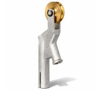 Floor Welding Nozzle,PVC Welding Nozzle with Wheel,304 Stainless Steel Round Mouth Hot Air Tips Universal Welder Heating Torch Accessory Replacement Heat Gun Tips Suitable for 3mm/4mm/5mm Rods