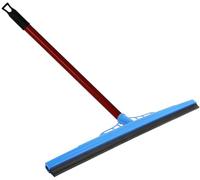 Floor Wiper Heavy Duty Squeegee Rubber Wiper Large Household Floor Squeegee with Long Metal Handle (Blue 40cm)