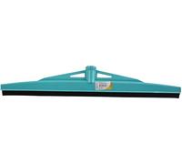 Floor Wiper Heavy Duty Squeegee Rubber Wiper Large Household Floor Squeegee with Long Metal Handle (Cyan 55cm)