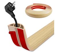 Floor Wire Cover 3m Self Adhesive Cable Floor Protect Cord,Cable Cover to Prevent Trip Hazards, Suitable for Home, Office, Factory, Warehouse and Other Places