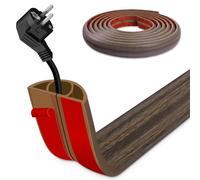 Floor Wire Cover 6m Self Adhesive Cable Floor Protect Cord,Cable Cover to Prevent Trip Hazards, Suitable for Home, Office, Factory, Warehouse and Other Places