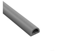 Floor Wire Cover for Cables on Floor - PVC Cord Protector with Curved - Reduces Tripping Risk in Living Spaces (Curve Gray)