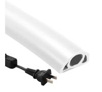 Floor with Cable Cover, Floor with Cable Protection | Flexible PVC Conduit, Fire Retardant Cable Protector Floor, Self Adhesive Insulated Cable Extinguisher, Prevents Risk of D