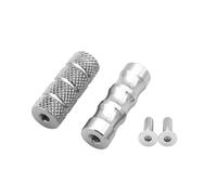 Floorboards Footpegs 2PCS Motorcycle CNC Universal M6 Racing Gear Shift Lever Brake Pedal Shifter Foot Pegs Footrests Footpeg Aluminum(5)