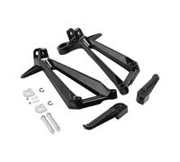 Floorboards Footpegs Passenger Footpeg Footrest Bracket Fit For YZFR3 2015-2025 For MT03 2020-2024 2023 2022 2021 Motorcycle Rear Pegs(Black)