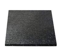 Floordirekt Anti Vibration Mat Soundproof Non Slip Underlay For Washing Machine Gym Workshop Black 10mm - 125 X 350 Cm