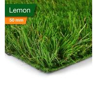 Floordirekt Artificial Grass Turf Lemon Extra Soft Uv Stable Ideal For Balcony Terrace 50mm Pile Green - 200 X 100 Cm