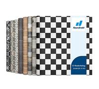 Floordirekt Atlantic Checked 019d PVC Flooring, Vinyl Flooring, CV, Linoleum Floor Covering for Kitchen and Balcony in Wood/Tile/Stone Look, Robust and Easy to Clean, 100 x 400 cm
