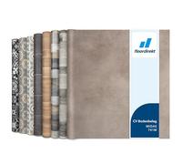 Floordirekt Atlantic Midas 741M PVC Vinyl Flooring, CV, Linoleum Floor Covering for Kitchen and Balcony in Wood/Tile/Stone Look, Robust and Easy to Clean, 100 x 200 cm