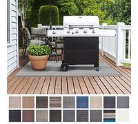 Floordirekt BBQ Grill Floor Protection Mat (180 x 180 cm) For Fire Grill, Electric Grill & Fire Pits, Large Outdoor Grill Pad Flame Retardant Barbecue Mat, Garden, Balcony, Yard Mat (Bologna)