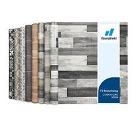 Floordirekt CV PVC Vinyl Flooring, Wood Effect Flooring Cover Rolls, Realistic Cushion Vinyl Floor for Kitchen, Bedroom, Homes, Hallways, Living Room (200 x 400 cm, Plaza Cuban Oak 909M)