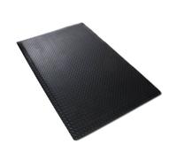 Floordirekt Dyna-Protect Diamond Anti Fatigue Workplace Mat R10 Slip Resistant Pvc Standing Floor Mat Black 120 X 450 Cm