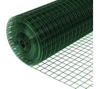 Floordirekt Fine Wire Mesh Roll 12.7 mm Green Metal Mesh As Chicken Wire Rabbit Wire Vole Mesh For Garden 1 X 10 M