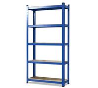 Floordirekt Grizzly Heavy Duty Shelving Rack Boltless Metal Garage Storage System Racking 1250Kg Capacity 180 X 120 X 60 Cm Blue