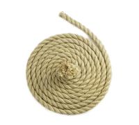 Floordirekt Jute Rope Climbing Rope 50 m 26 mm Thick Jute Cord, Rope Made of 100% Natural Jute Extra Strong Jute Ribbon Cord, Cord Yarn for Sports, Garden Decoration, Crafts, Scratching Post
