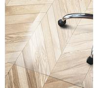 Floordirekt Neo Plus Office Chair Mat Pvc For Hard Floors Desk Home Office Floor Protector Custom Cut 1.5mm Transparent 114 X 450 Cm