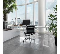 Floordirekt Neo Premium Office Chair Mat Pvc For Hard Floors Desk Home Office Floor Protector Custom Cut 1.5mm Transparent 150 X 500 Cm