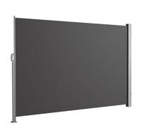 Floordirekt Outdoor Side Awning Sunshade Retractable Privacy Screen Garden Screening Uv Protection 160 X 300 Cm Anthracite