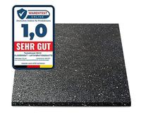 Floordirekt Premium Anti-Vibration Mat 60 x 60 cm - Made in Germany - for Washing Machine Dryers etc. - Can be Cut to Size - Available in 4 Thicknesses (60 x 60 x 1.0 cm)