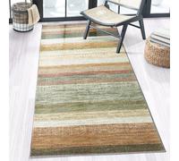 Floordirekt Rug Runner for Kitchen, Hallway & Living Room - Carpet Runner Made to Measure - Sold by the Metre - Hallway Rug - Kitchen Runner - Living Room Rug (80 x 400 cm, Naxos - Grey Anthracite)