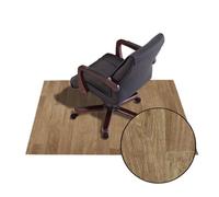 Floordirekt Spark Office Chair Mat Vinyl For Hard Floors Desk Home Office Floor Protector Custom Cut 2.00mm Brown 100 X 500 Cm