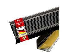 Floordirekt Stair Nosing Profile in L-Shaped Aluminium 1 Piece 90 x 3.5 x 3 cm Self-Adhesive Bronze for Parquet and Laminate Flooring Includes Mounting Material Step Edge Profile Integral