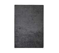 Floordirekt Sundae Polypropylene Area Rug Non Slip Easy Clean Hardwearing Velour Anthracite 200 X 200 Cm