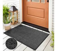 Floordirekt Use&wash Velour Dirt Trapper Entrance Mat Absorbent Non Slip Back Home Business Hallway Anthracite 120 X 300 Cm