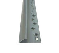 Flooring Direct Single Edge Carpet to Vinyl Door Trim (900mm, Gun Metal Steel)